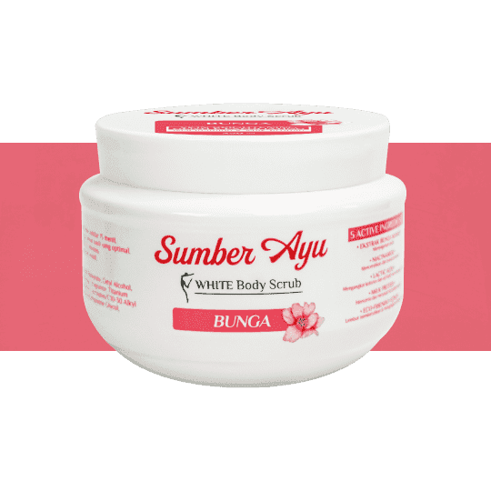 White Body Scrub - Bunga