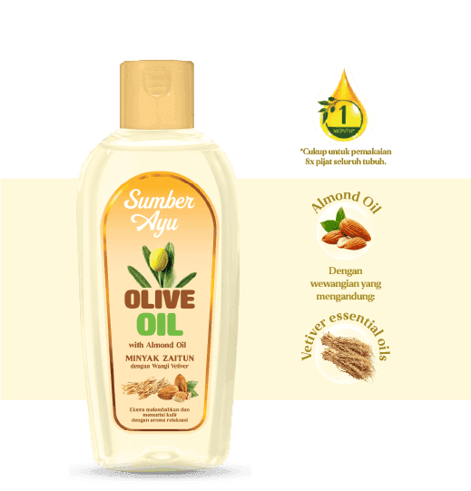 Sumber Ayu Olive Oil with Almond Oil & Vetiver Scent