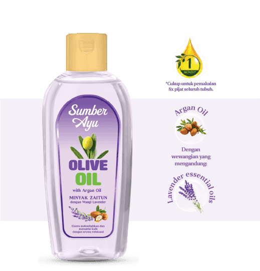 Sumber Ayu Olive Oil with Argan Oil & Lavender Scent