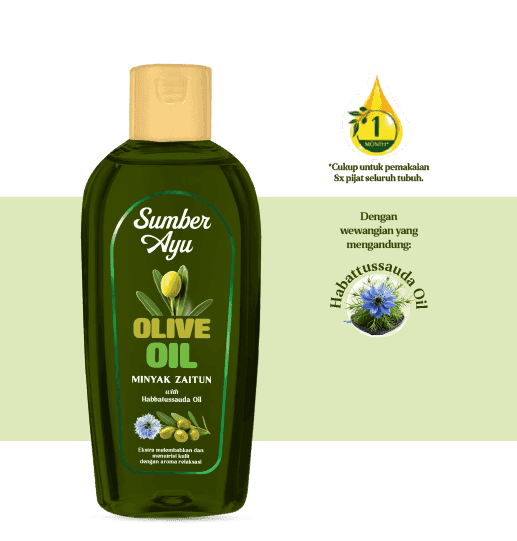 Sumber Ayu Olive Oil with Habbatussauda Oil