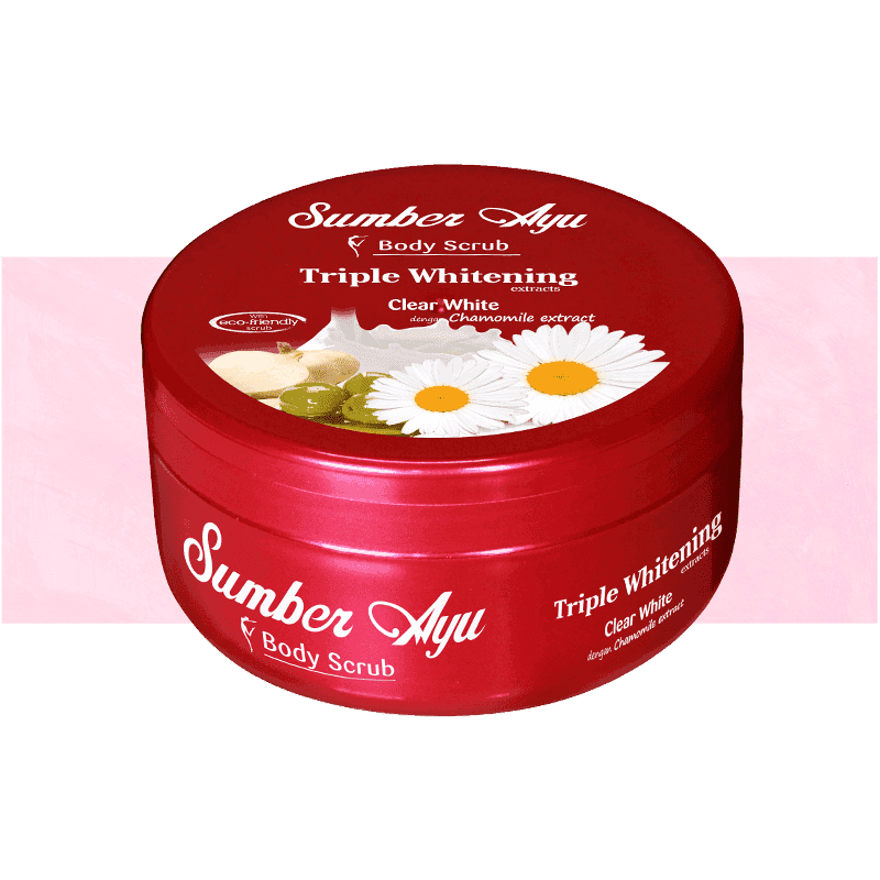 Body Scrub Triple Whitening Extract - Clear White