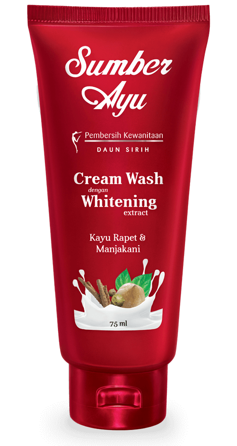 Cream Wash dengan Whitening Extract